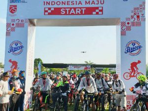 Trabas CGM Club Bike Lakukan Gowes Merah Putih (GMP) Bersama