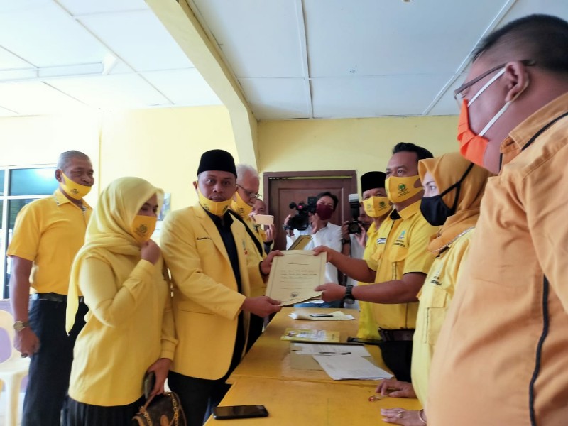Basyaruddin Nasution Resmi Mendaftar Sebagai Calon Ketua DPD Golkar Tebingtinggi