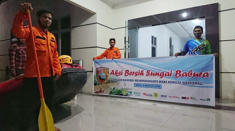 Peringatan Hari Sungai Nasional, SATGAS SAR-SU JSI "Aksi Bersih Sungai"