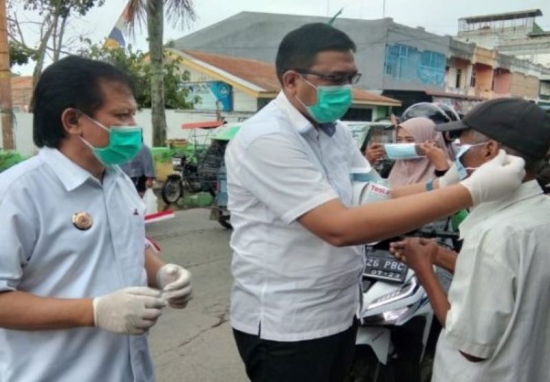 5.000 Masker DiBagikan IDI Sumut di Langkat