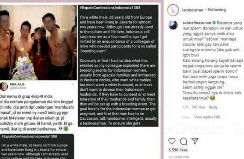 Heboh, Pesta S*ks Masal Dengan Bule, Wanita Indonesia Demi Dihamili Bule