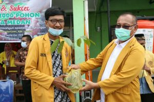 IPM Kota Medan Tanam 2000 Pohon Di Langkat