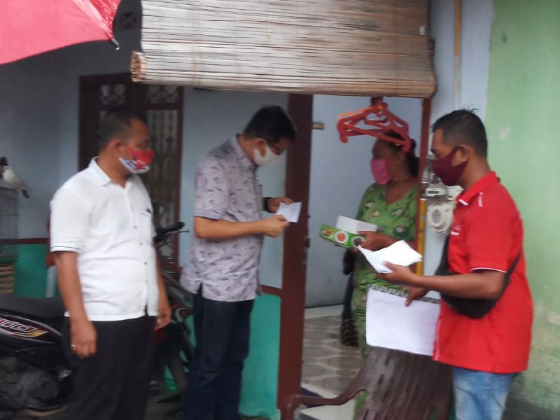 Ketua DPRD Kota Medan Lakukan Reses Dor To Dor Hindari Covid-19