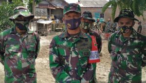 Letkol Inf. Agus Setiandar S.I.P di Lokasi TMMD 109 Berharap Mushola Tempat Beribadah dan Berkumpul Warga