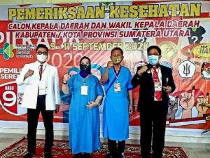 Paslon BERHASIL Selesai Test Kesehatan Pilkada Labusel