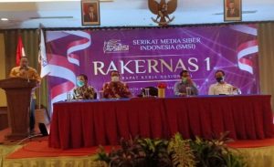 Rakernas SMSI_1 Ketum SMSI, Firdaus : PWI & SMSI Dua Sisi Mata Uang Yang Tak Terpisahkan