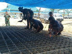 TMMD Asahan Jaringan_1 Kegiatan TMMD 0208/Asahan Datangkan Rejeki