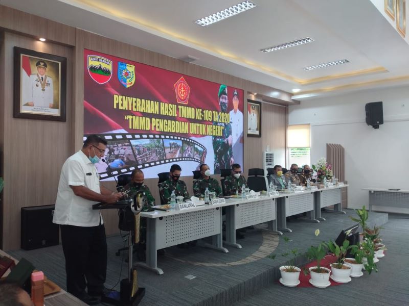 Bupati Batu Bara : Walaupun Situasi Sulit TMMD Ke-109 Dapat Dikerjakan Tepat Waktu