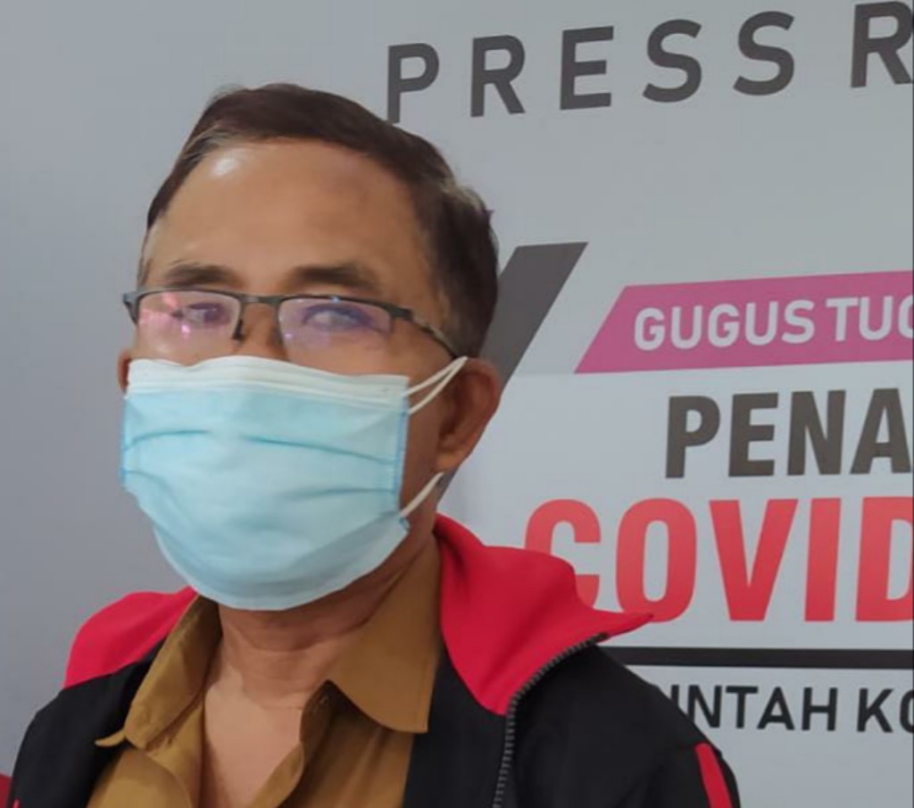 Jojor Simamora salah seorang surveilans Satgas Covid-19 Kota Medan