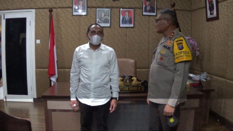 Gubsu dan Kapolda Ingatkan Masyarakat Tetap Patuhi Protokol Kesehatan