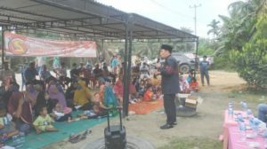 Masyarakat Perbatasan Sumut - Riau Sambut Paslon ASLI Pilkada Labusel