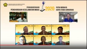 Pertamina Penganugerahan tersebut dilaksanakan secara virtual pada Selasa (03/11).