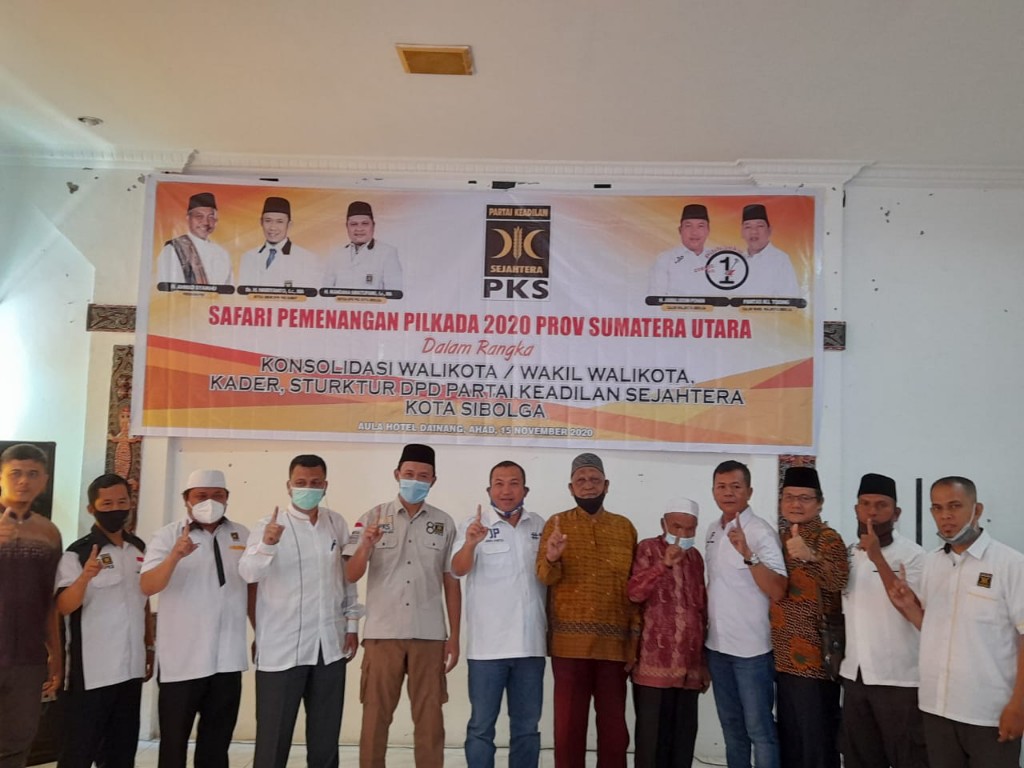DPD PKS Kota Sibolga gelar Safari Pemenangan Pilkada 2020 Propinsi Sumatera Utara dalam rangka konsilidasi Walikota/ Wakil Walikota Sibolga, kader, struktur DPD Partai Keadilan Sejahtera Kota Sibolga dan sekaligus memantapkan serta mendukung JP menang di Pilkada Serentak Kota Sibolga 2020.