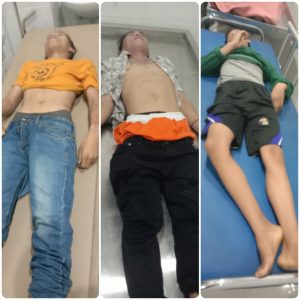 Ketiga mayat tersebut masing-masing bernama A. Saputra Gurusinga (17) warga Desa Sembahe Kec. Sibolangit Kab. Deli Serdang, Chairul Avis (19) warga Marelan Link. 31 Rengas Pulau Medan dan Alpin Damanik (18), Desa Rimbun Kec. Sipispis Kab. Serdang Bedagai, Sumatera Utara