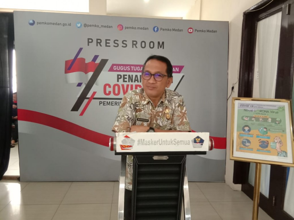 Jubir Gugus Tugas Covid-19 Kota Medan dr Mardohar Tambunan