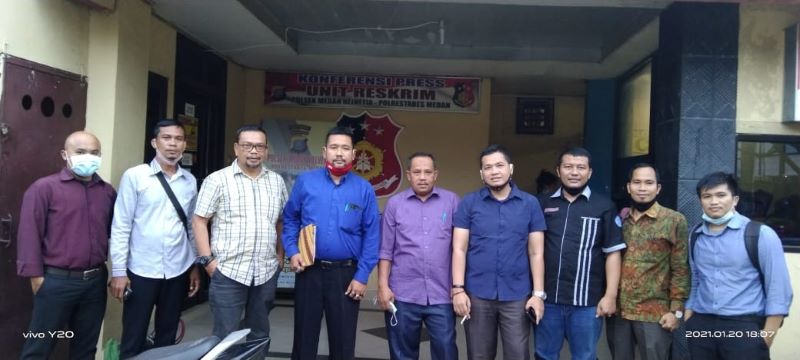 KAUM Dampingi Pemeriksaan Saksi Korban Penganiayaan Di Polsek Medan Helvetia