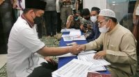 Walikota Medan Lakukan Zakat fitrah Di Mesjid Istiqomah
