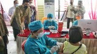 Wali Kota Medan Tinjau Pelaksanaan Vaksinasi Covid-19 dan Pasar Murah