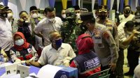 Pangdam IBB Bersama Kapoldasu Tinjau Vaksinasi Massal Covid-19 di Batubara