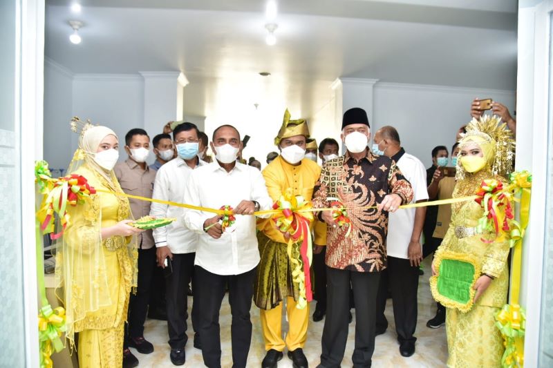 Resmikan Rumah Sakit Umum, Gubernur Sumut Ingatkan 30% Ruang Isolasi Covid-19