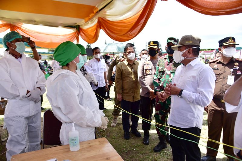 Gubernur Sumut Minta Masyarakat Wajib Pakai Masker
