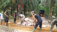 Pelaksanaan TMMD ke-111 Tinggal 3 Hari Lagi, Anggota Satgas Gesa Selesaikan Pembangunan Box Culvert