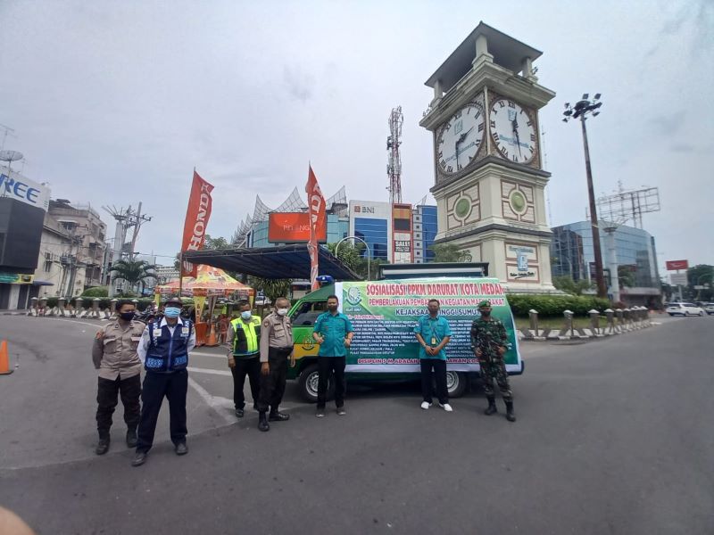 Kejati Sumut Dukung PPKM Darurat Untuk Memutus Mata Rantai Covid-19