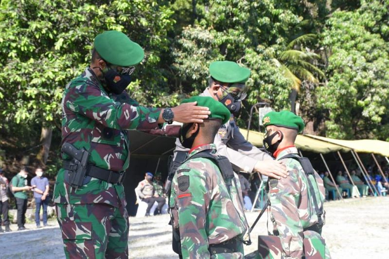 Latihan dan Tradisi Pembaretan Prajurit Yuddhawastu Pramukha Ditutup Pangdam I/BB