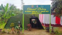 Jelang Penutupan, Satgas Kodim 0204/DS Persiapkan Posko TMMD