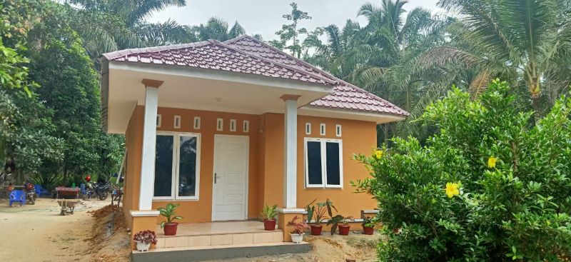Bedah Rumah Program TMMD milik Bu Halimah Telah Rampung