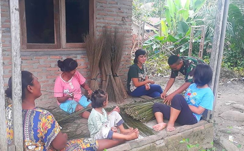 TMMD Kodim 0204/DS Tumbuhkan Kreativitas Warga Jadi Mandiri