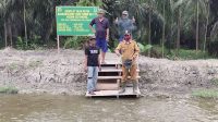 Demplot Perikanan Program TMMD, Penghulu Suak Temenggung Suport Warganya