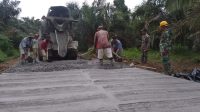 Pembangunan Jalan TMMD di Desa Mabar Wujud Jati Diri TNI Sebagai Tentara Pejuang dan Tentara Rakyat