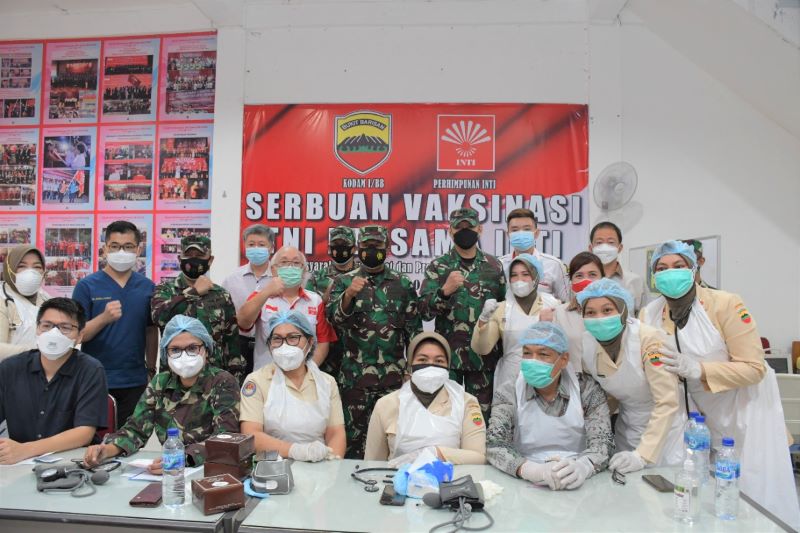 Kasdam I/BB Jangan Ragu Untuk Vaksinasi Karena Sudah Terbukti Aman, Daftar Sekarang Juga