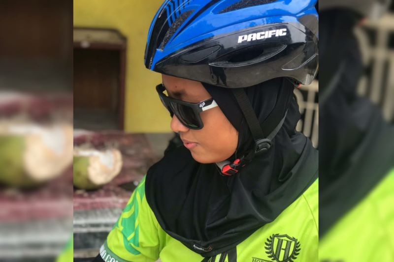 Pesepeda Dian Incar Tiket PON Sumut-Aceh