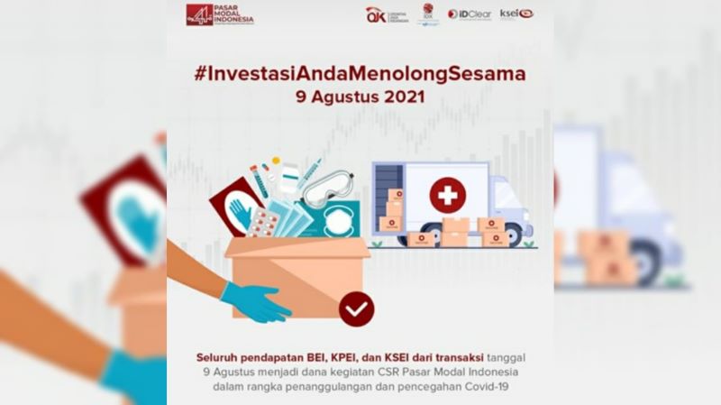 Bantu Tanggulangi Covid-19, SRO Ajak Investor Pasar Modal Menolong Sesama