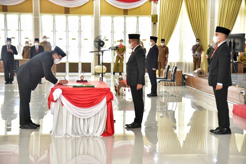Gubernur Sumut Lantik Sembilan Pejabat Tinggi Pratama