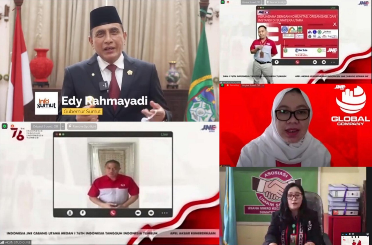 JNE dan Gubernur Sumut resmikan Plaza UMKM dan Community Development Sumut