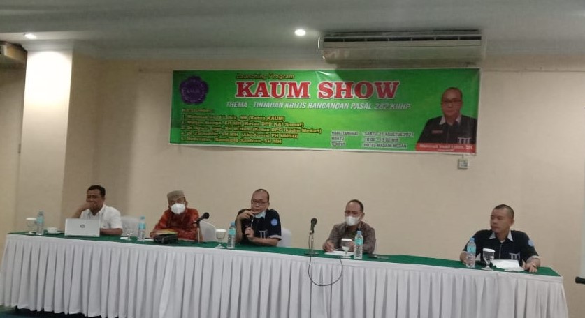 Launching Program KAUM Show, Kritisi RUU Pasal 282 KUHP