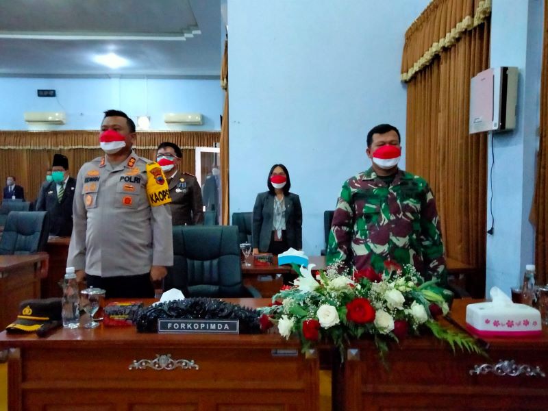 Rapat Paripurna Istimewa DPRD Kabupaten Batang Tahun 2021