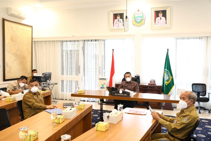 Wagub Sumut Ikut Peluncuran Sinergitas Pengelolaan MCP Terkait Pemberantasan Korupsi