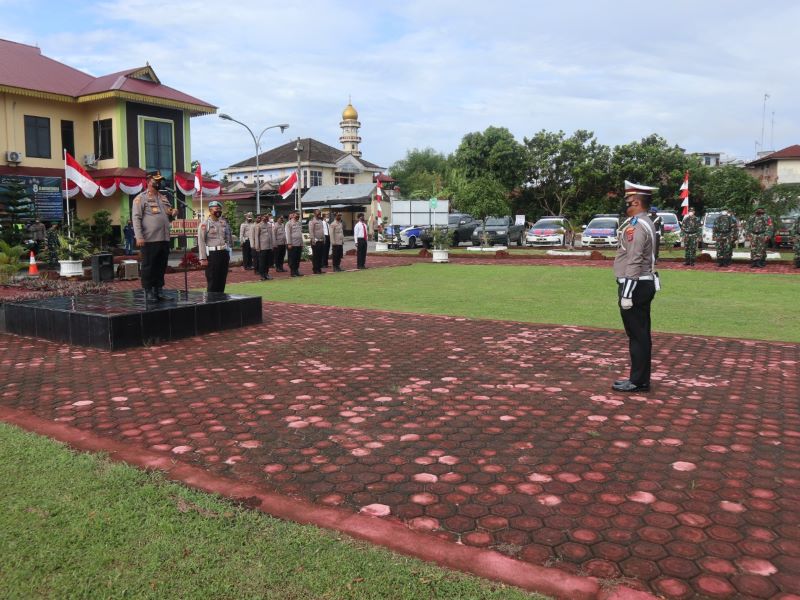 Gelar Pasukan Operasi Patuh Toba 2021, Kapolres : Berikan Pelayanan Terbaik