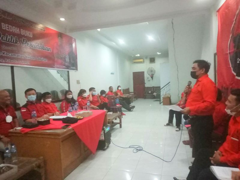 Konsolidasi Pemenangan Pemilu 2024 DPC Kota Medan dengan PAC Kecamatan Medan Labuhan Berkoordinasi