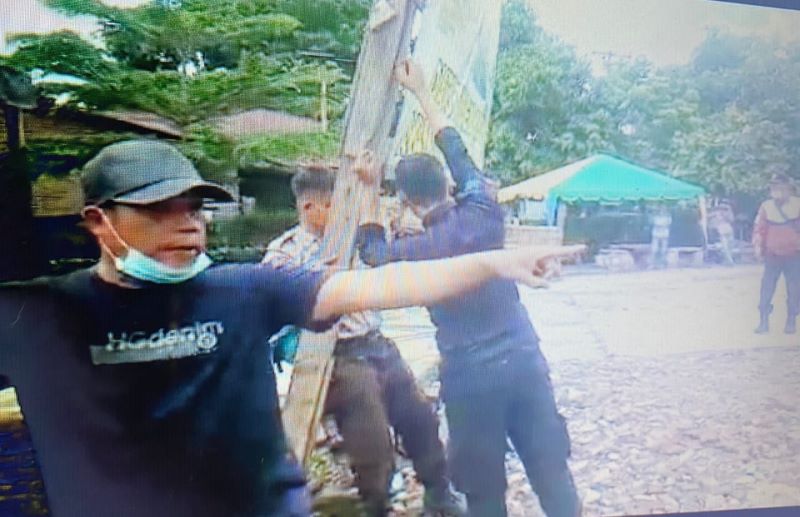 Lakukan Pembongkaran Paksa Bangunan Posko, Sekber Mempertahankan NKRI Laporkan Pengawas PTPN 2