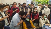 Menteri BUMN dan Wali Kota Tinjau Vaksinasi Artha Graha Peduli di Kota Medan