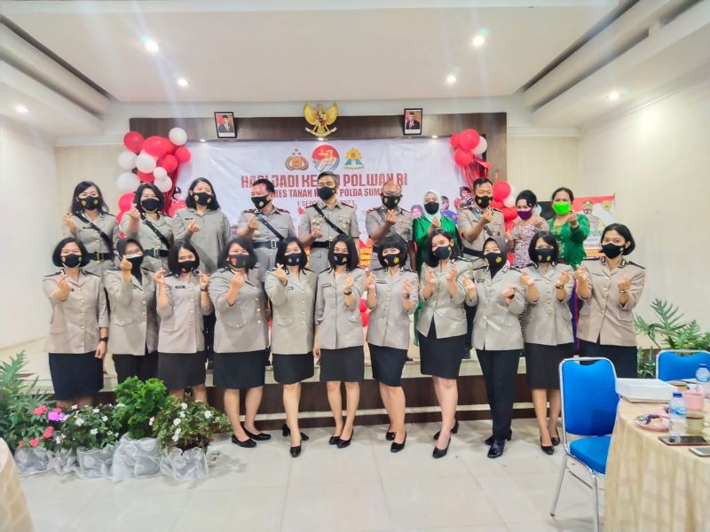Happy 73 rd Policewomen Birthday,Polres Karo Zoom Meeting Dengan Kapolri