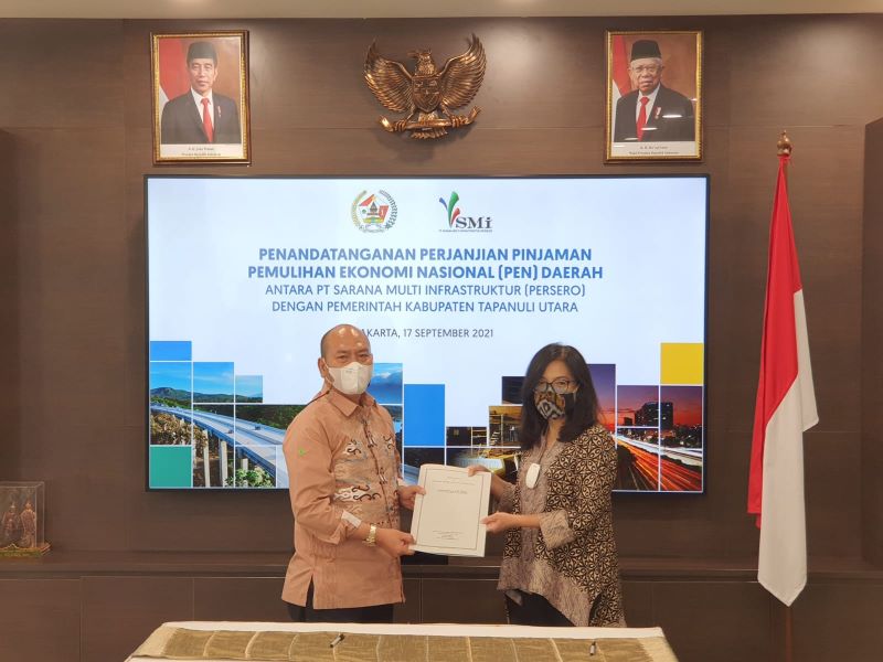 Pulihkan Ekonomi dan Tuntaskan Pembangunan, Bupati Taput Kembali Dapatkan Dana PEN