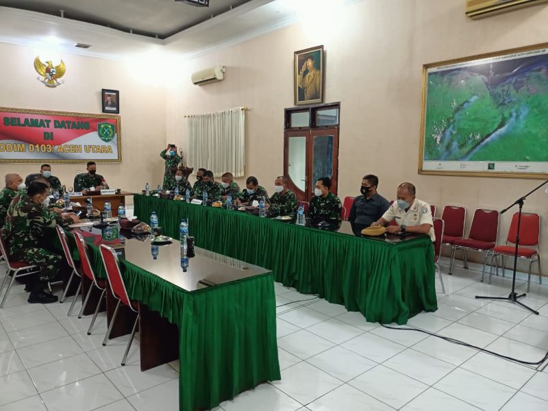 Tim Wasrik Current Audit Itdam IM Periksa Kodim 0103/Aceh Utara.