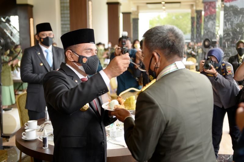 HUT ke-76 TNI, Gubernur Sumut Harapkan Sinergitas Semakin Kuat