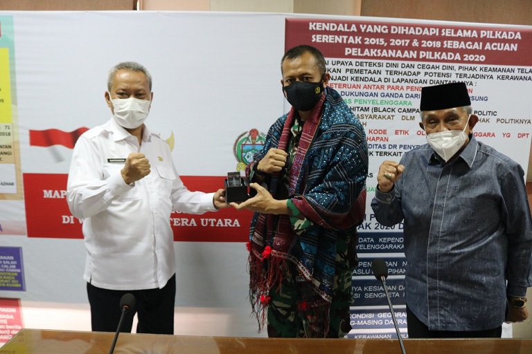 Panglima Kosekhanudnas III Silaturahmi Ke FKUB Sumut